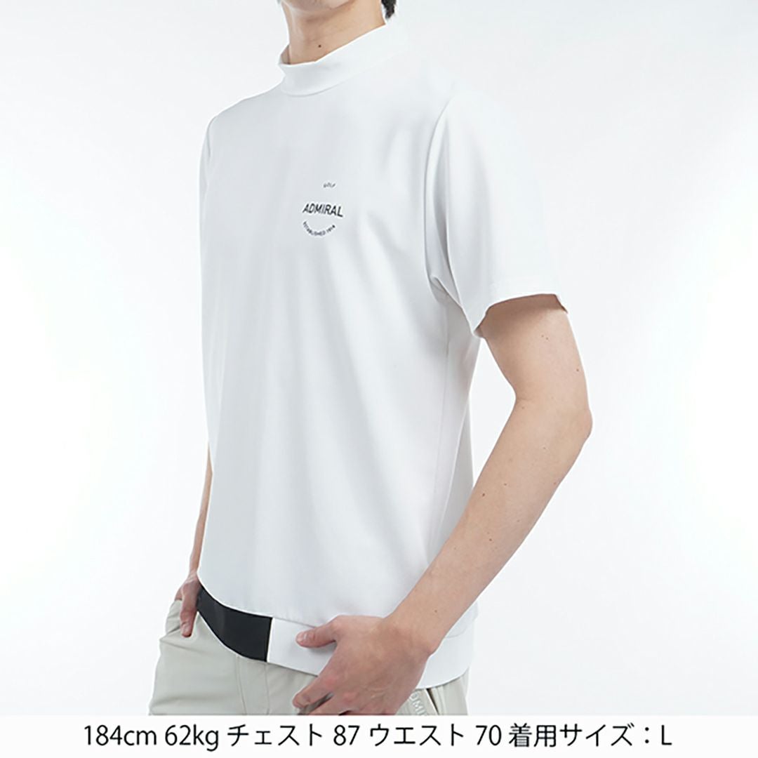 40％OFF】[アドミラル ゴルフ]メンズ ミニワッフル モックネックシャツ