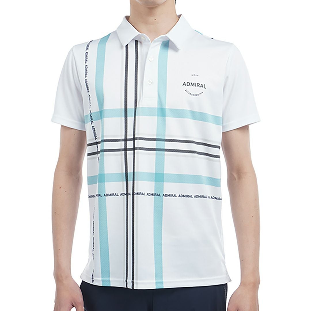 30％OFF】[アドミラル ゴルフ]メンズ チェックプリント シャツ
