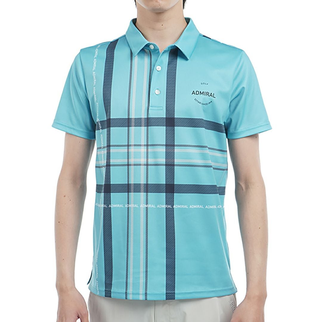 アドミラル ゴルフ Admiral GOLF メンズ メンズ チェックプリント シャツ ADMA508 詳細4