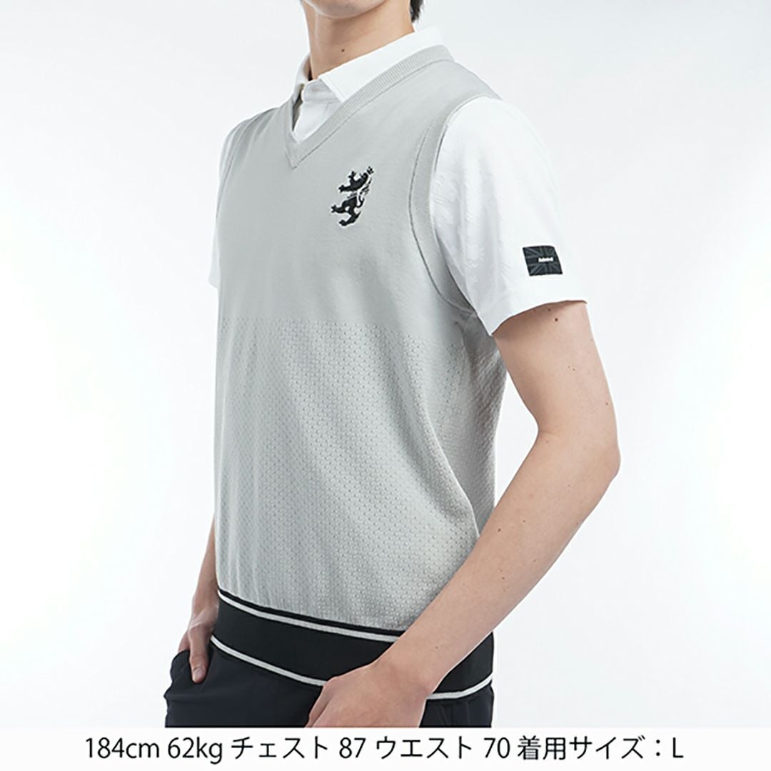 30％OFF】[アドミラル ゴルフ]メンズ ポリエステル ニットベスト