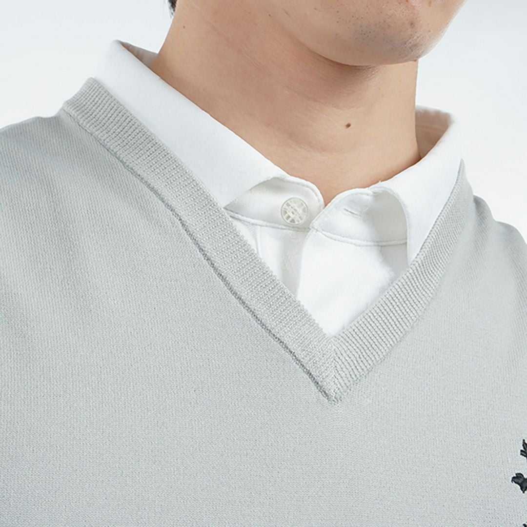 30％OFF】[アドミラル ゴルフ]メンズ ポリエステル ニットベスト