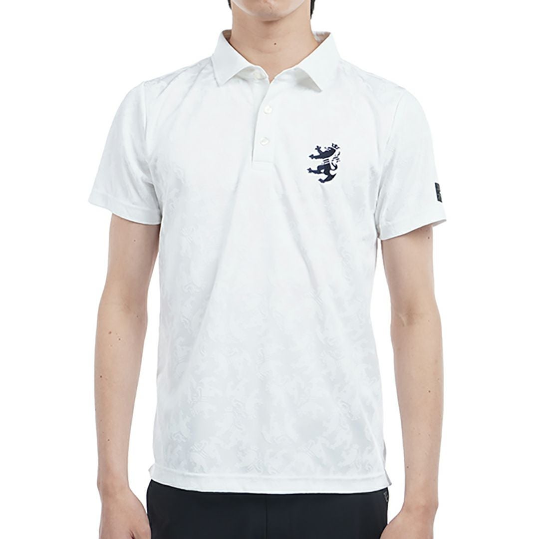 アドミラル ゴルフ Admiral GOLF メンズ メンズ ランパント ジャガードシャツ ADMA513 詳細2