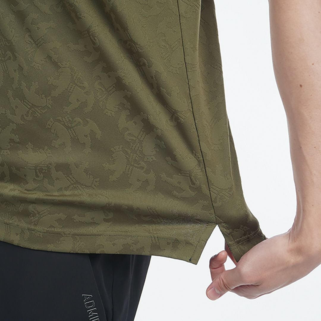 アドミラル ゴルフ Admiral GOLF メンズ メンズ ランパント ジャガードシャツ ADMA513 詳細15