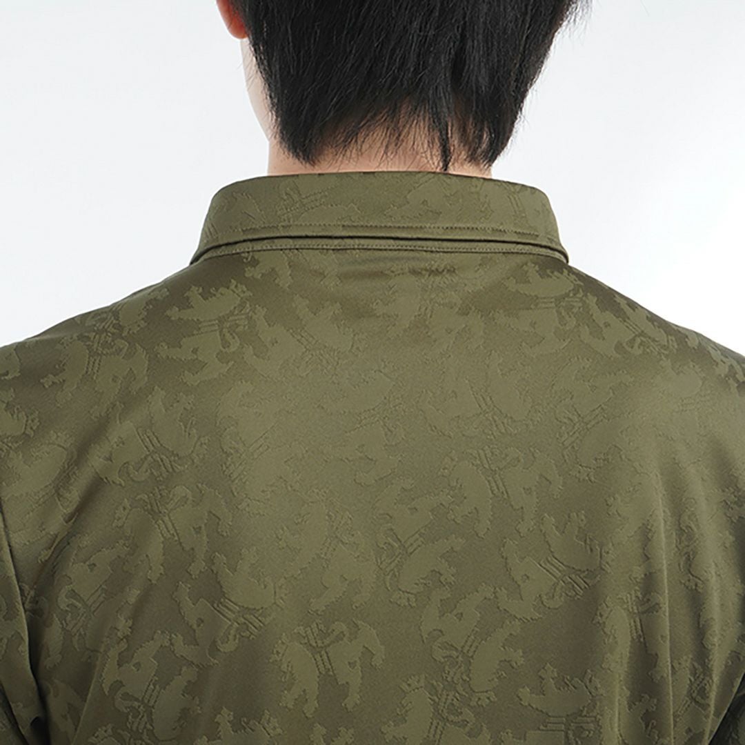 アドミラル ゴルフ Admiral GOLF メンズ メンズ ランパント ジャガードシャツ ADMA513 詳細16