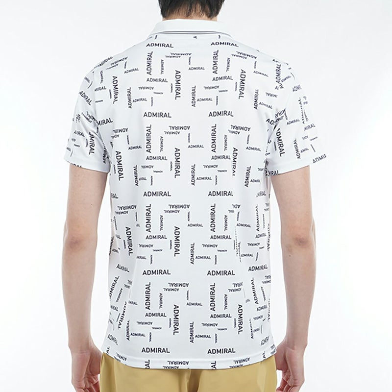 アドミラル ゴルフ Admiral GOLF メンズ メンズ モザイクロゴ プリントポロシャツ ADMA514 詳細8
