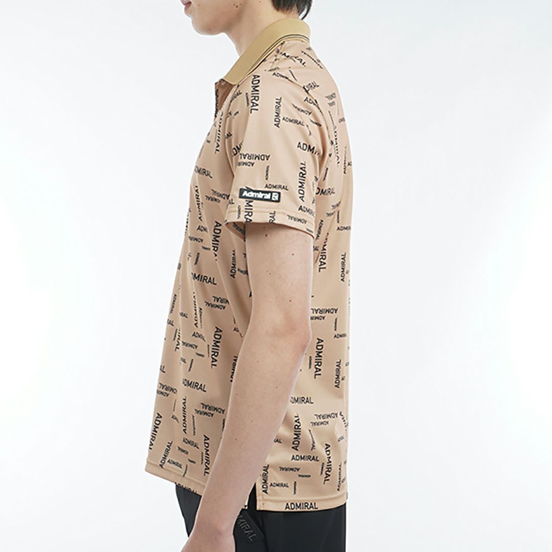 アドミラル ゴルフ Admiral GOLF メンズ メンズ モザイクロゴ プリントポロシャツ ADMA514 詳細13