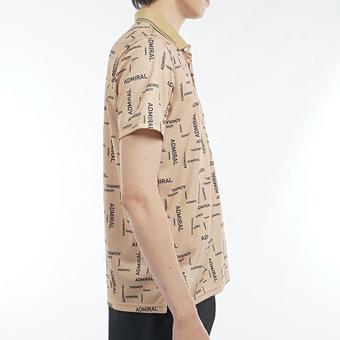 アドミラル ゴルフ Admiral GOLF メンズ メンズ モザイクロゴ プリントポロシャツ ADMA514 詳細14