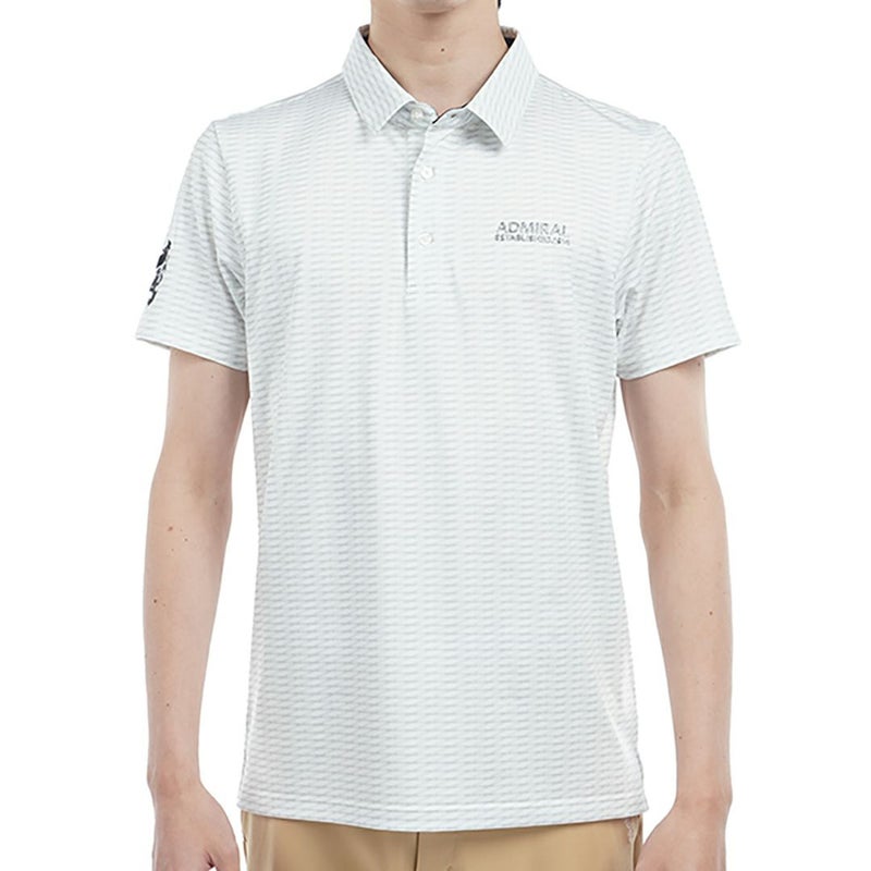 アドミラル ゴルフ Admiral GOLF メンズ メンズ 小紋柄 プリントシャツ ADMA515 詳細2