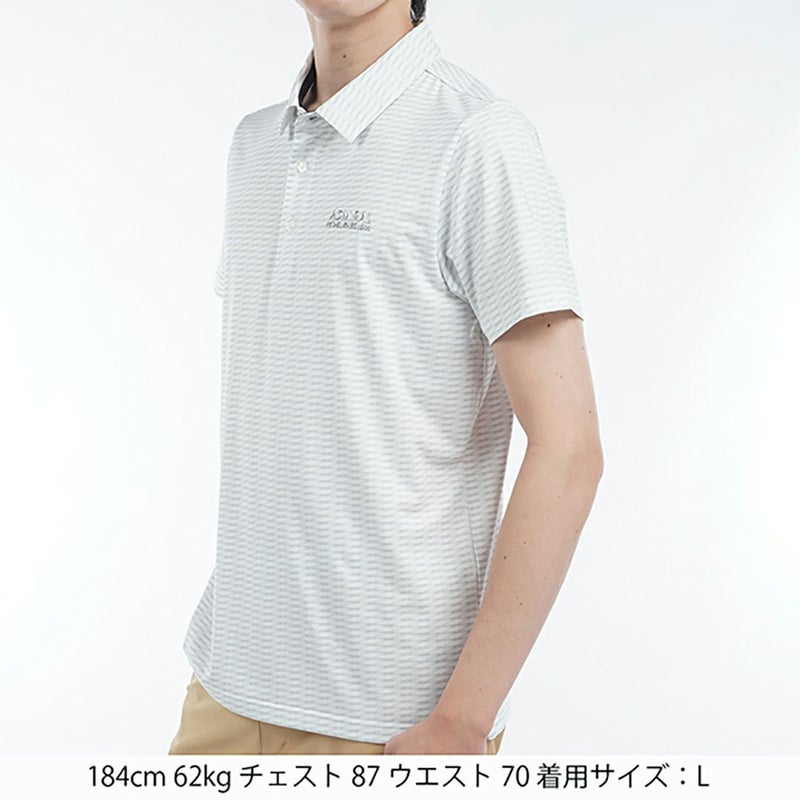 アドミラル ゴルフ Admiral GOLF メンズ メンズ 小紋柄 プリントシャツ ADMA515 詳細7