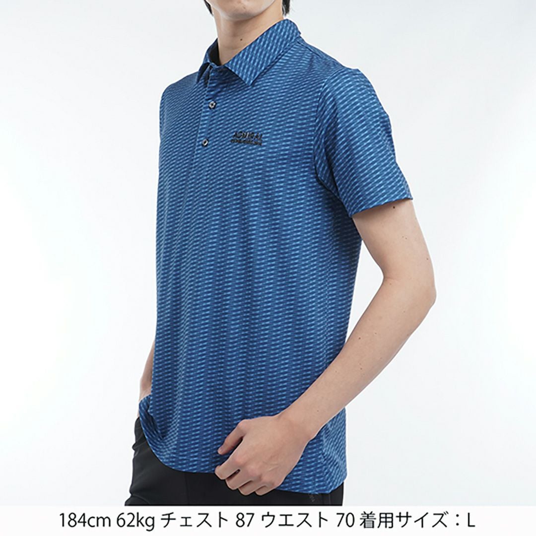 30％OFF】[アドミラル ゴルフ]メンズ 小紋柄 プリントシャツ | 【公式