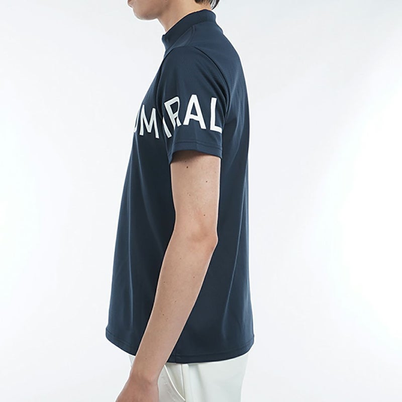 アドミラル ゴルフ Admiral GOLF メンズ メンズ カラタッチ ビッグロゴモックネックシャツ ADMA518 詳細16