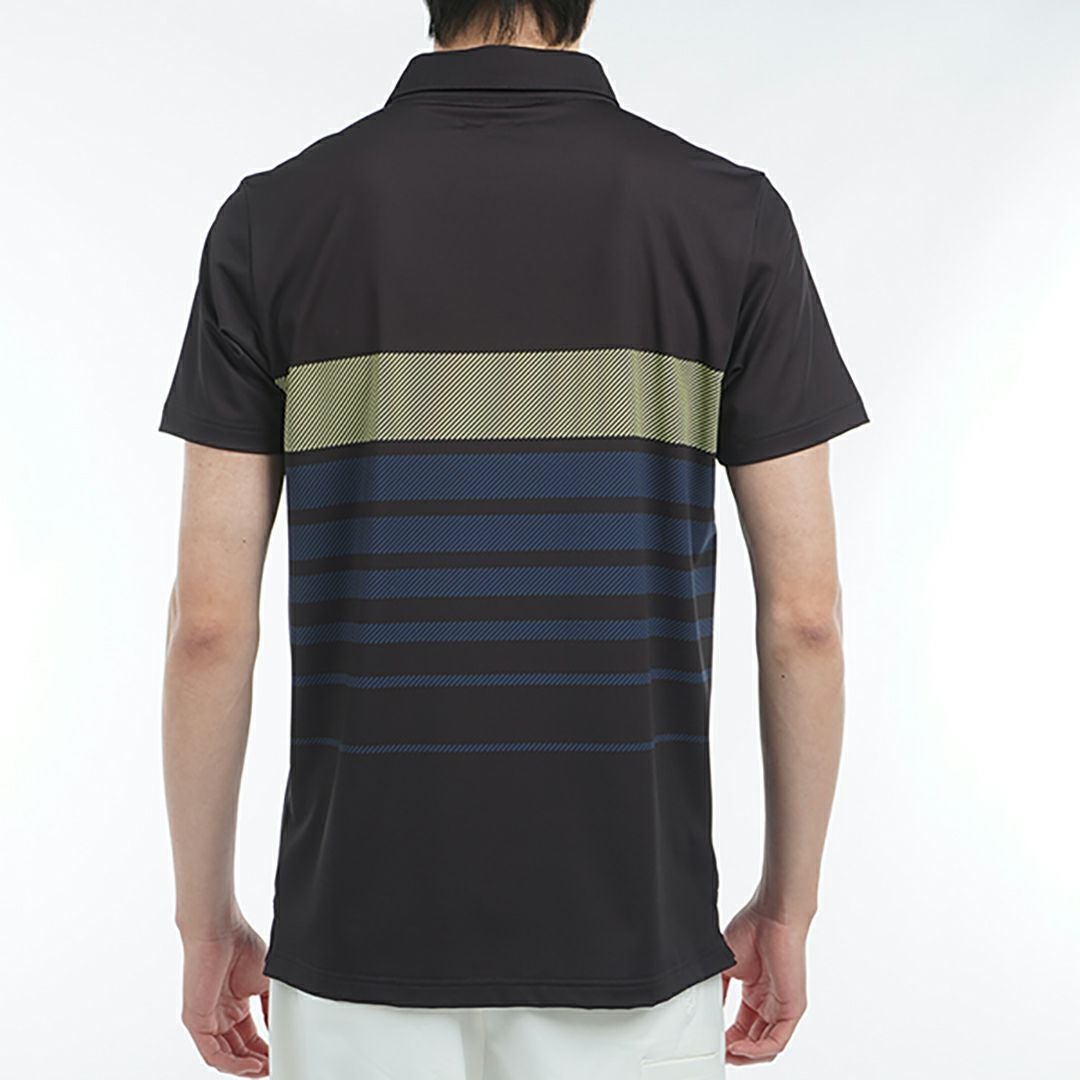 アドミラル ゴルフ Admiral GOLF メンズ メンズ グラデーションボーダー プリントシャツ ADMA519 詳細5