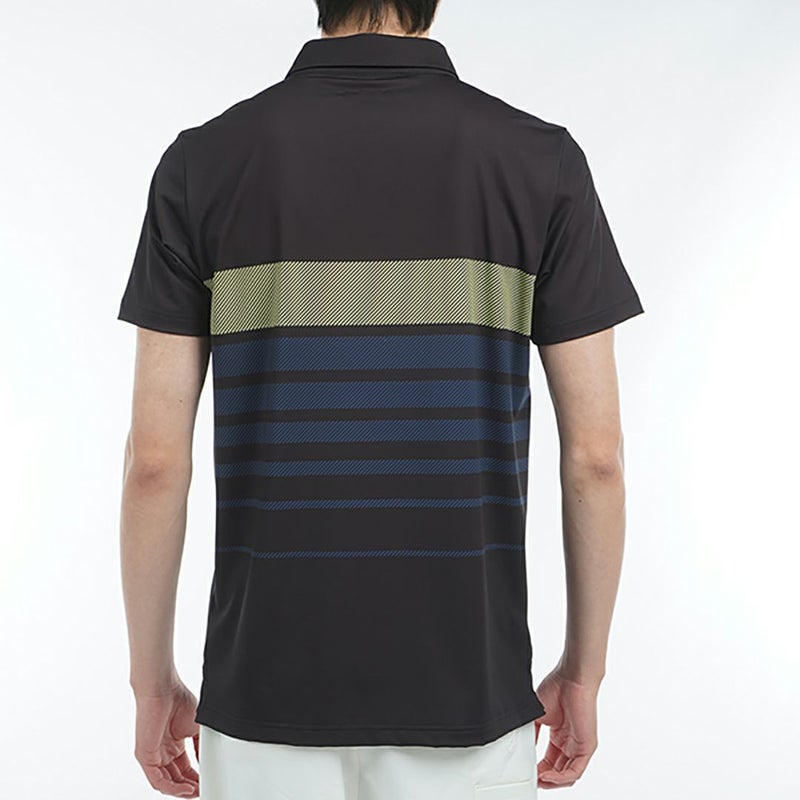 アドミラル ゴルフ Admiral GOLF メンズ メンズ グラデーションボーダー プリントシャツ ADMA519 詳細5