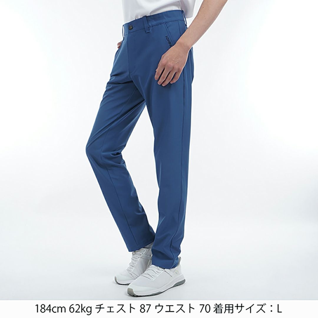 ダークブルー ゴルフパンツ メンズ ルコックスポルティフ ゴルフ le coq sportif golf 9分丈スラックス