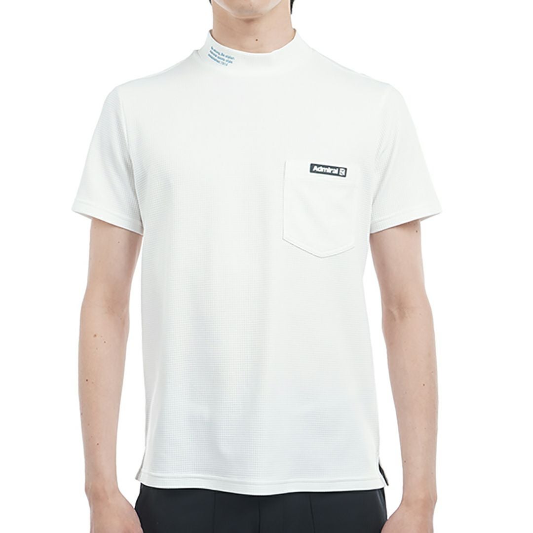 アドミラル ゴルフ Admiral GOLF メンズ メンズ 接触冷感 サークルロゴ モックネックシャツ ADMA525 詳細1