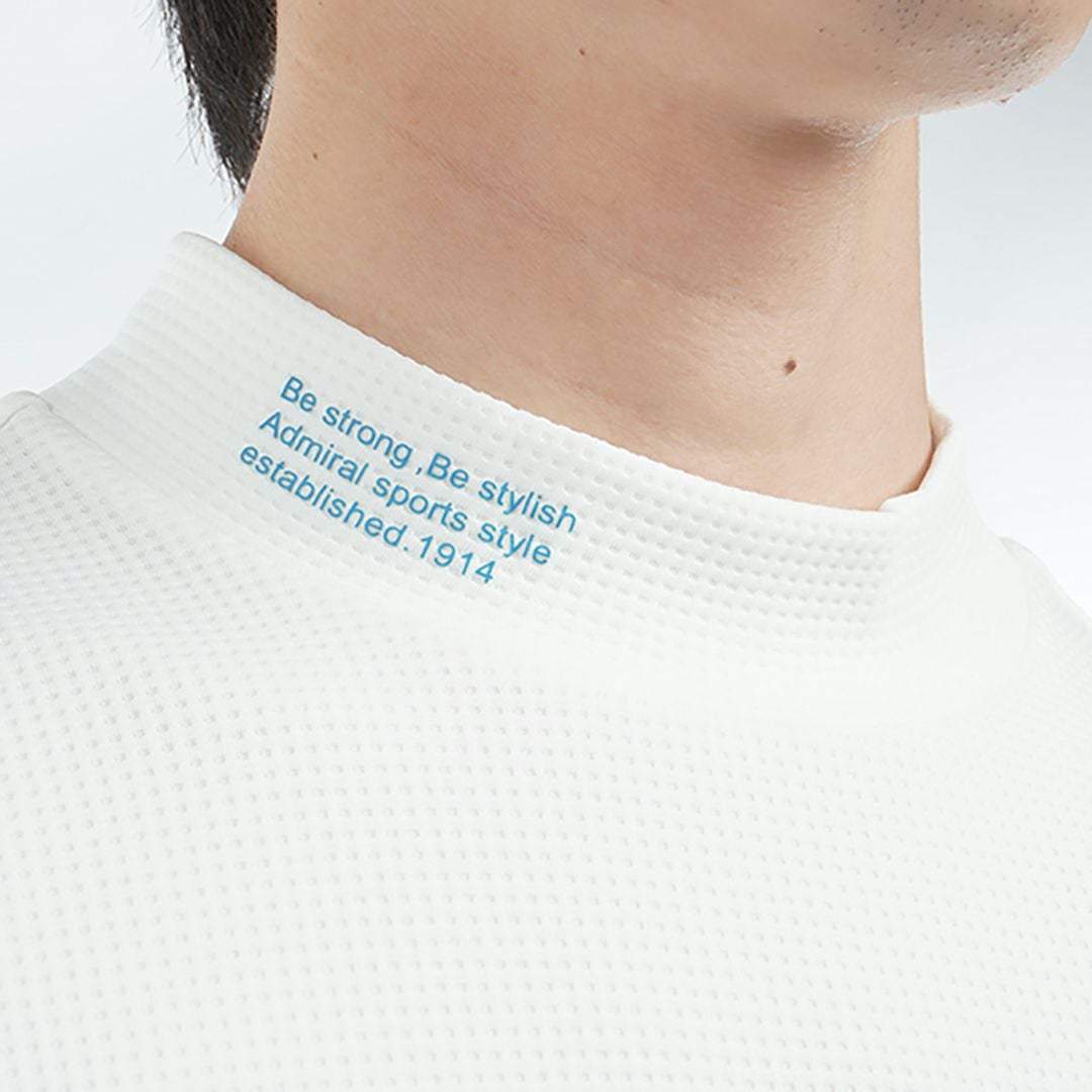 アドミラル ゴルフ Admiral GOLF メンズ メンズ 接触冷感 サークルロゴ モックネックシャツ ADMA525 詳細17