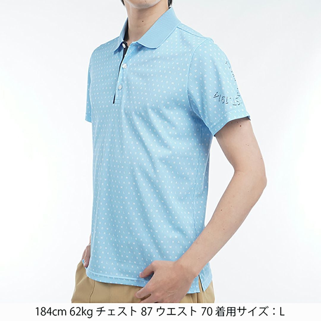 40％OFF】[アドミラル ゴルフ]メンズ モノグラムプリント スパッシー