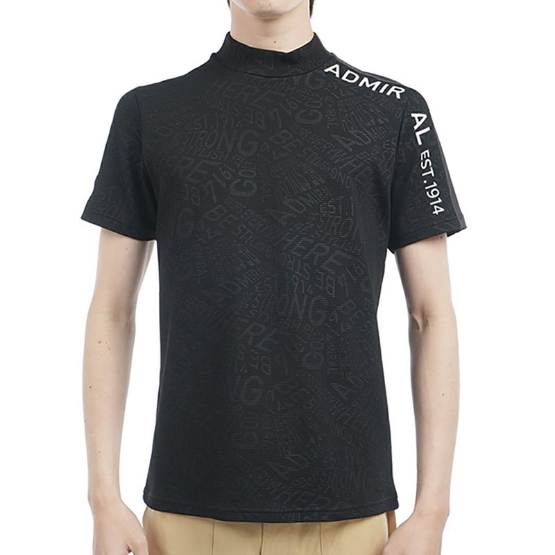 アドミラル ゴルフ Admiral GOLF メンズ メンズ 接触冷感 ジオメタリックロゴ モックネックシャツ ADMA527 詳細3