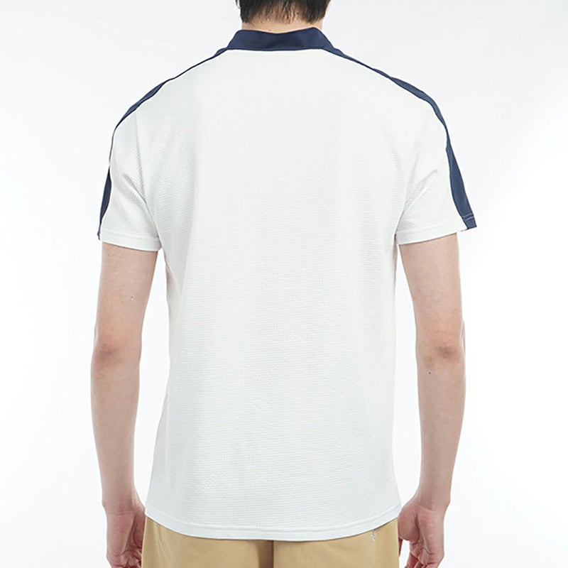 アドミラル ゴルフ Admiral GOLF メンズ メンズ 接触冷感 ジオメタリックロゴ モックネックシャツ ADMA527 詳細8