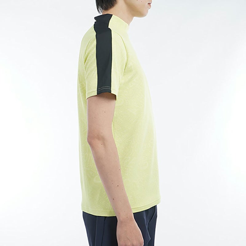 アドミラル ゴルフ Admiral GOLF メンズ メンズ 接触冷感 ジオメタリックロゴ モックネックシャツ ADMA527 詳細14