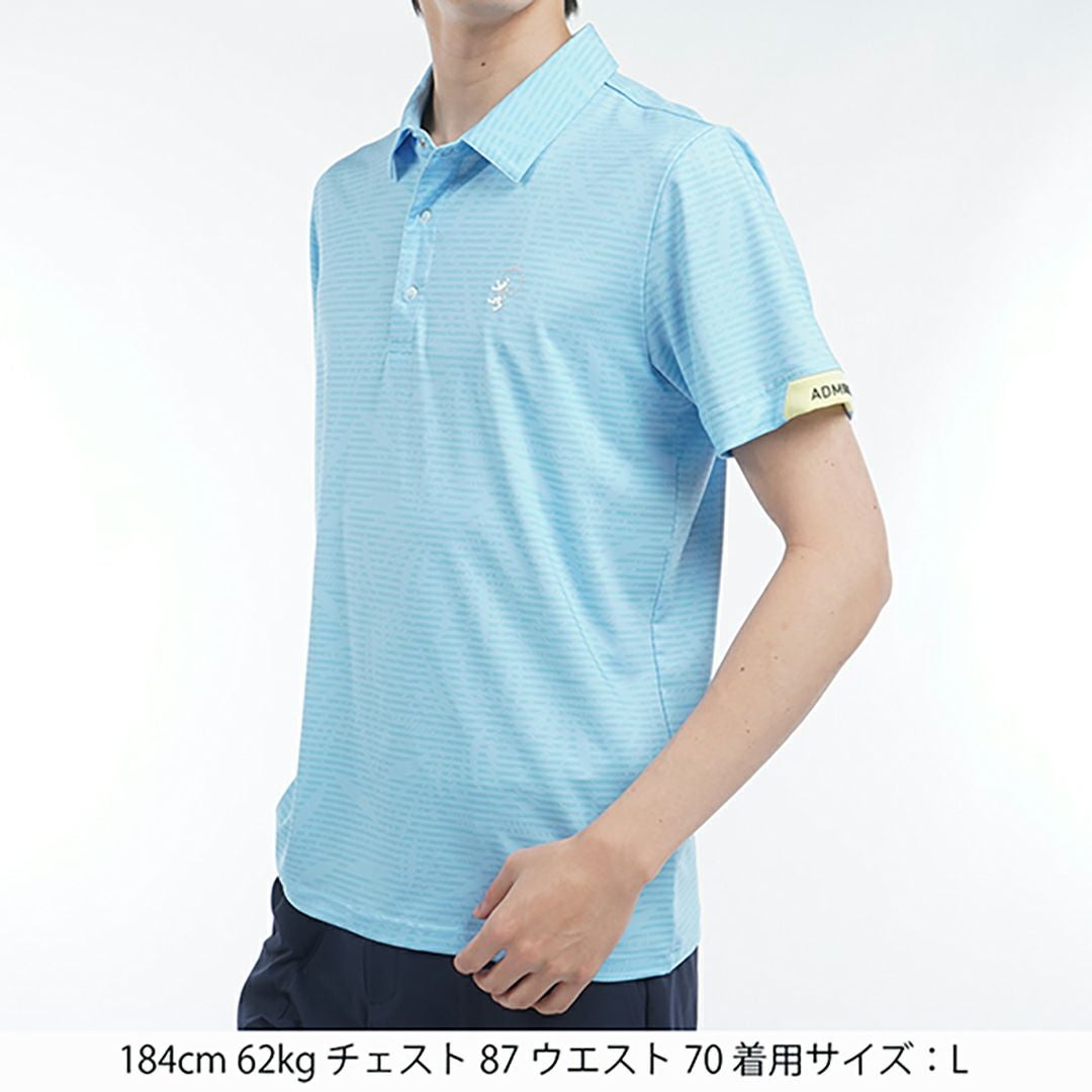 40％OFF】[アドミラル ゴルフ]メンズ シャドーリゾート プリントシャツ