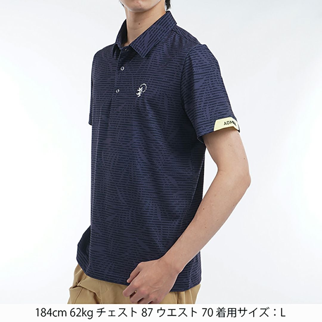 30％OFF】[アドミラル ゴルフ]メンズ シャドーリゾート プリントシャツ