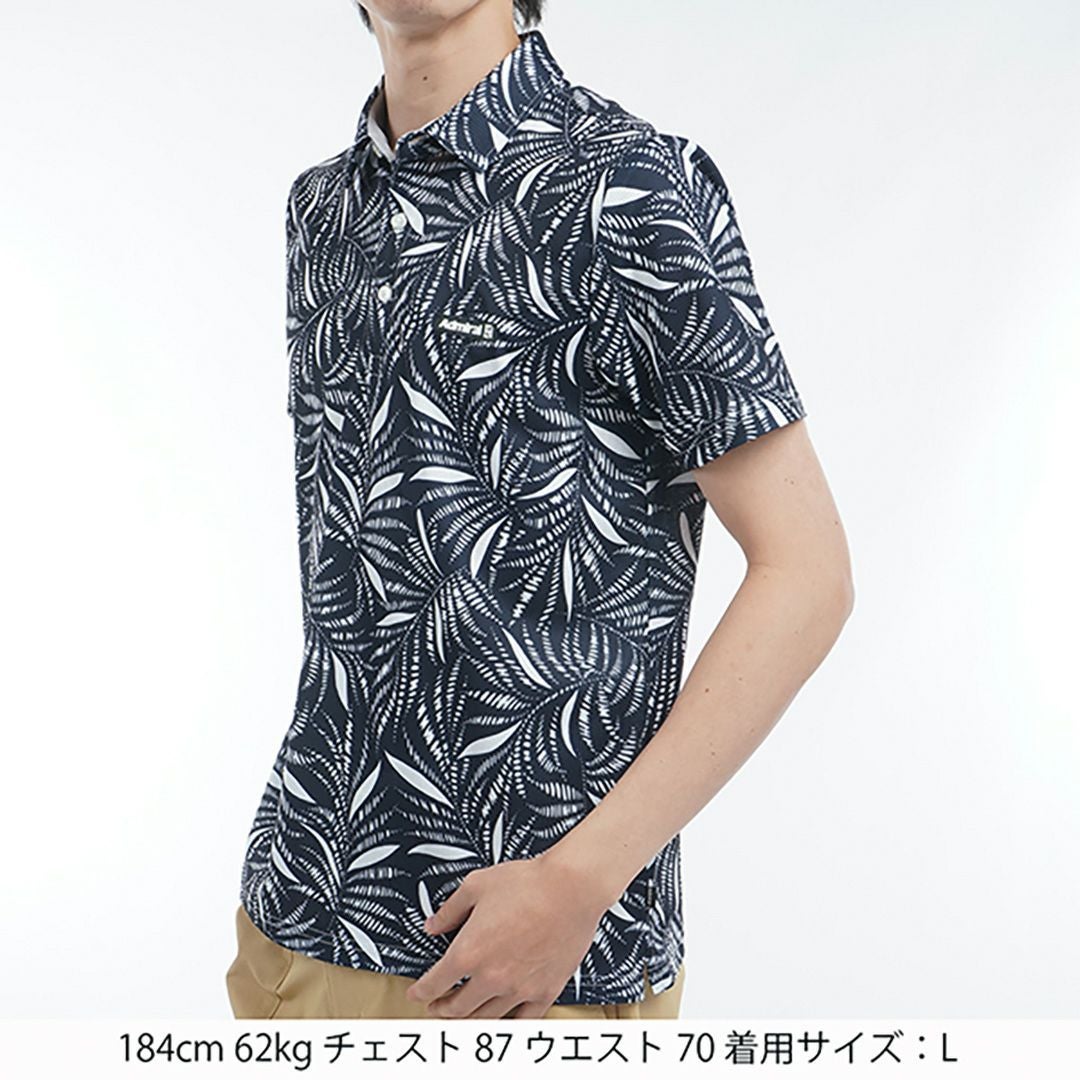 40％OFF】[アドミラル ゴルフ]メンズ リゾートプリント シャツ