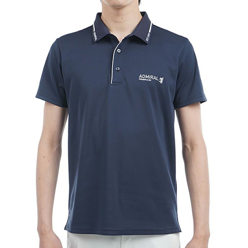 アドミラル ゴルフ Admiral GOLF メンズ メンズ カラタッチ 台襟付きポロシャツ ADMA533 詳細4
