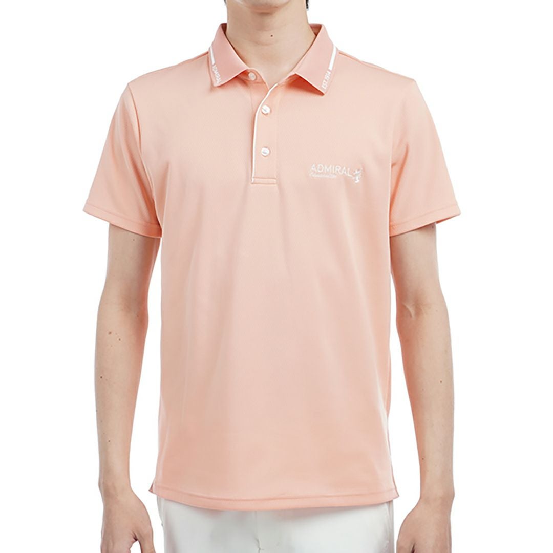 30％OFF】[アドミラル ゴルフ]メンズ カラタッチ 台襟付きポロシャツ