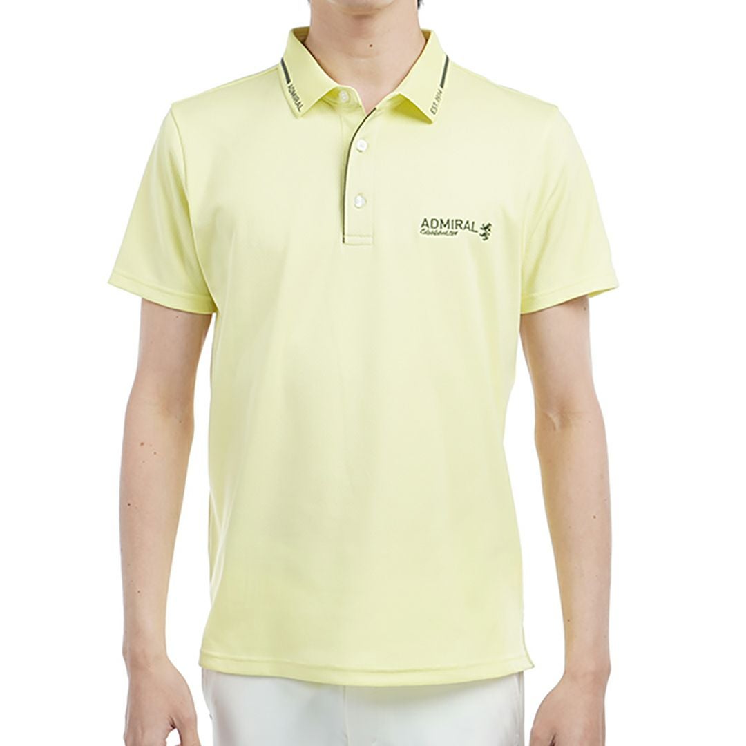 30％OFF】[アドミラル ゴルフ]メンズ カラタッチ 台襟付きポロシャツ