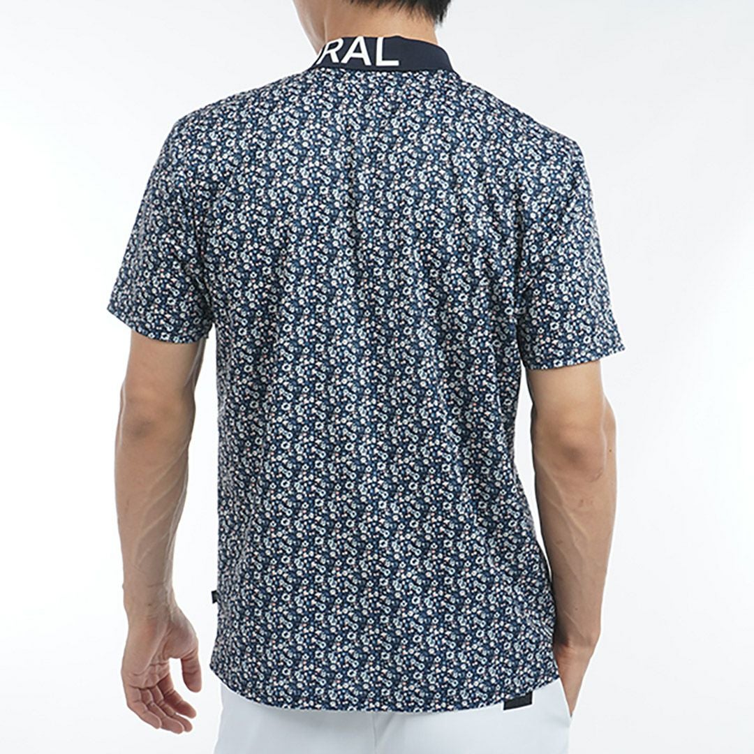 アドミラルゴルフ(Admiral GOLF)半袖シャツ Mサイズ ADMA315 SALE アドミラル ゴルフ ポロシャツ Admiral GOLF ALLOVER PRINT POLO