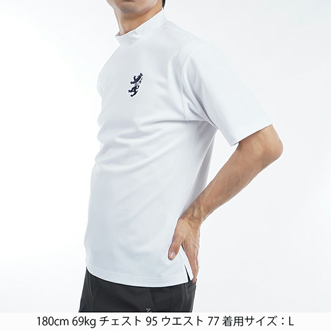 アドミラル ゴルフ Admiral GOLF メンズ メンズ ビッグ鹿の子 アクティブモックネックシャツ ADMA536 詳細7