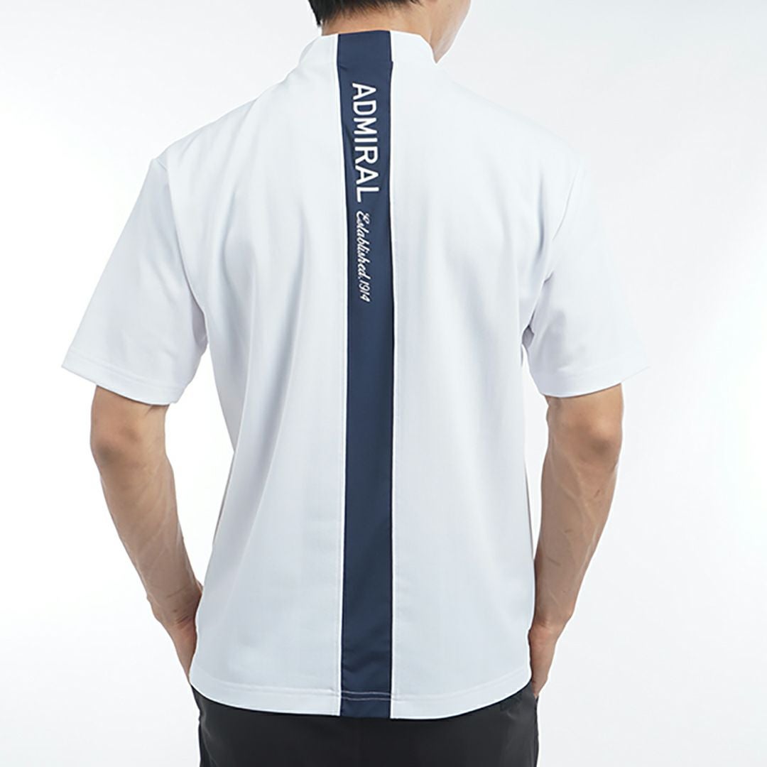 アドミラル ゴルフ Admiral GOLF メンズ メンズ ビッグ鹿の子 アクティブモックネックシャツ ADMA536 詳細8