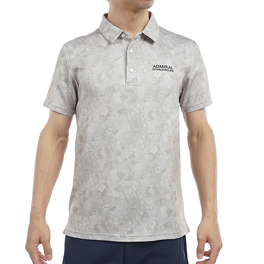 アドミラル ゴルフ Admiral GOLF メンズ メンズ ローラー カモフラージュプリントシャツ ADMA538 詳細3