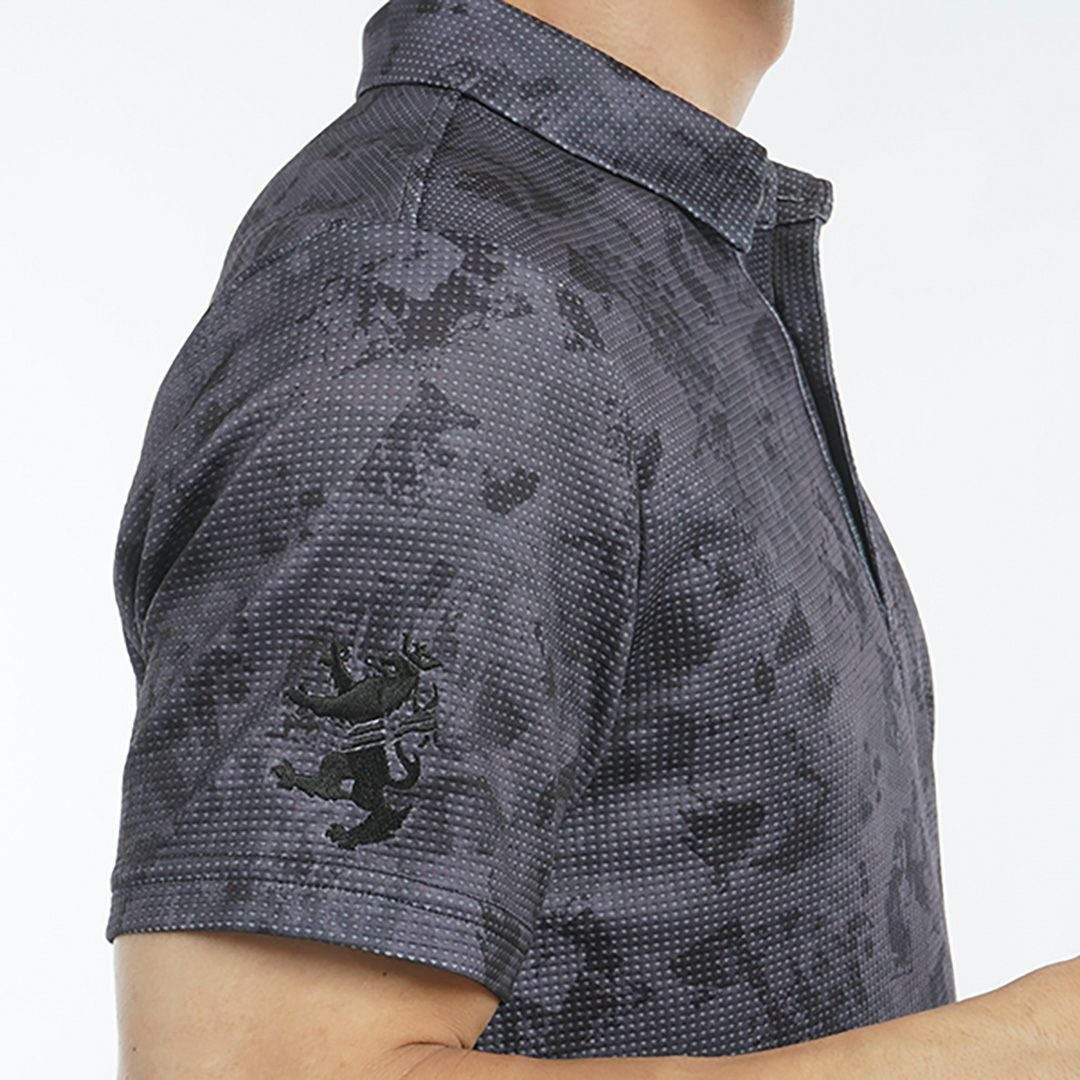 Admiral ダークグレー柄入りショートスリーブ 30％OFF】[アドミラル ゴルフ]メンズ ローラー カモフラージュプリント