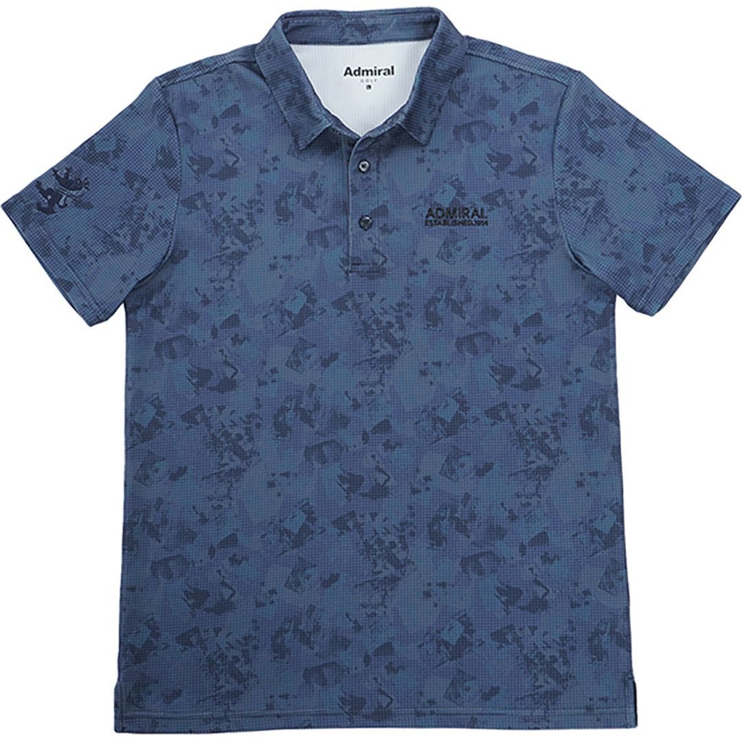 アドミラル ゴルフ Admiral GOLF メンズ メンズ ローラー カモフラージュプリントシャツ ADMA538 詳細20