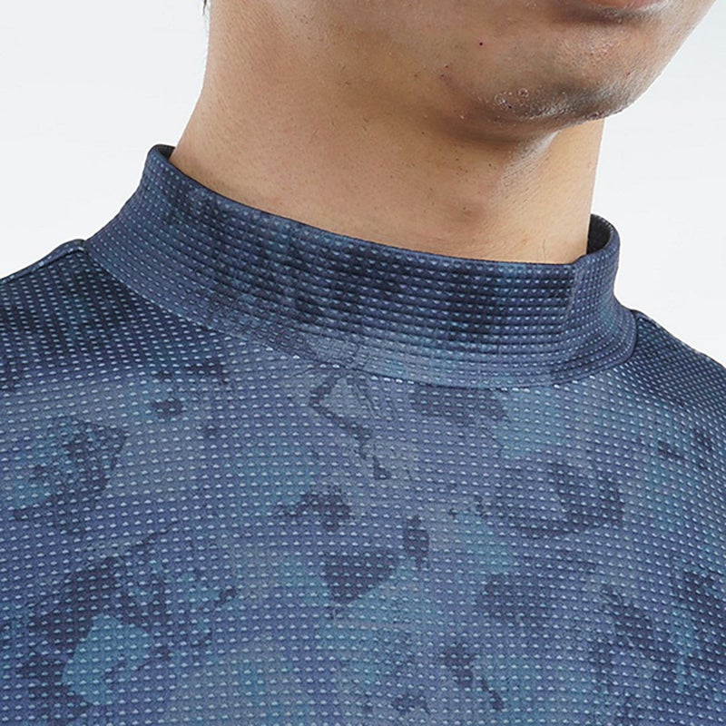 アドミラル ゴルフ Admiral GOLF メンズ メンズ ローラーカモフラージュプリント モックネックシャツ ADMA539 詳細17