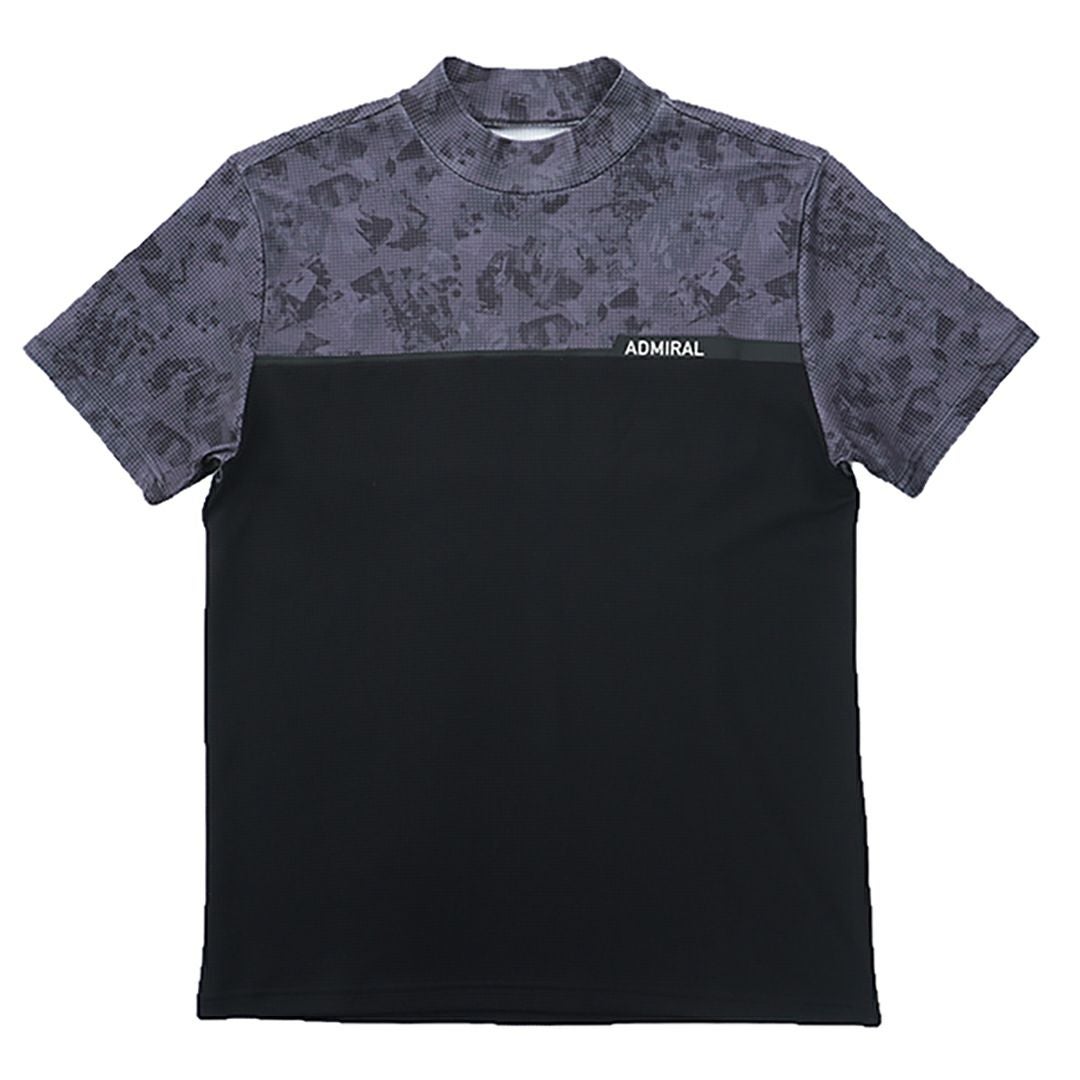 アドミラル ゴルフ Admiral GOLF メンズ メンズ ローラーカモフラージュプリント モックネックシャツ ADMA539 詳細20