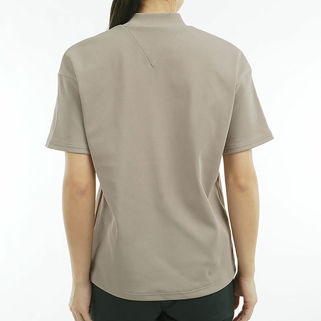 トミー ヒルフィガー ゴルフ Tommy Hilfiger Golf レディース レディース マルチフラッグ リラックス半袖モックネックシャツ THLA501 詳細8