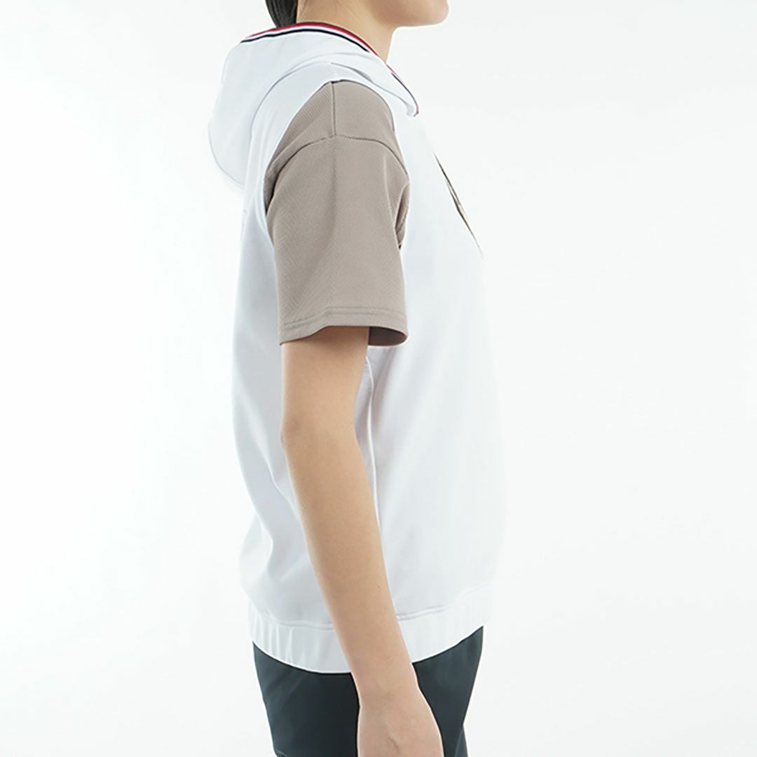 トミー ヒルフィガー ゴルフ Tommy Hilfiger Golf レディース レディース バックロゴ フーディーベスト THLA502 詳細7