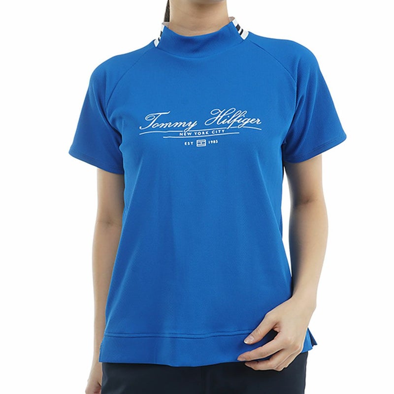 トミー ヒルフィガー ゴルフ Tommy Hilfiger Golf レディース レディース クラシックロゴ 半袖モックネックシャツ THLA504 詳細1