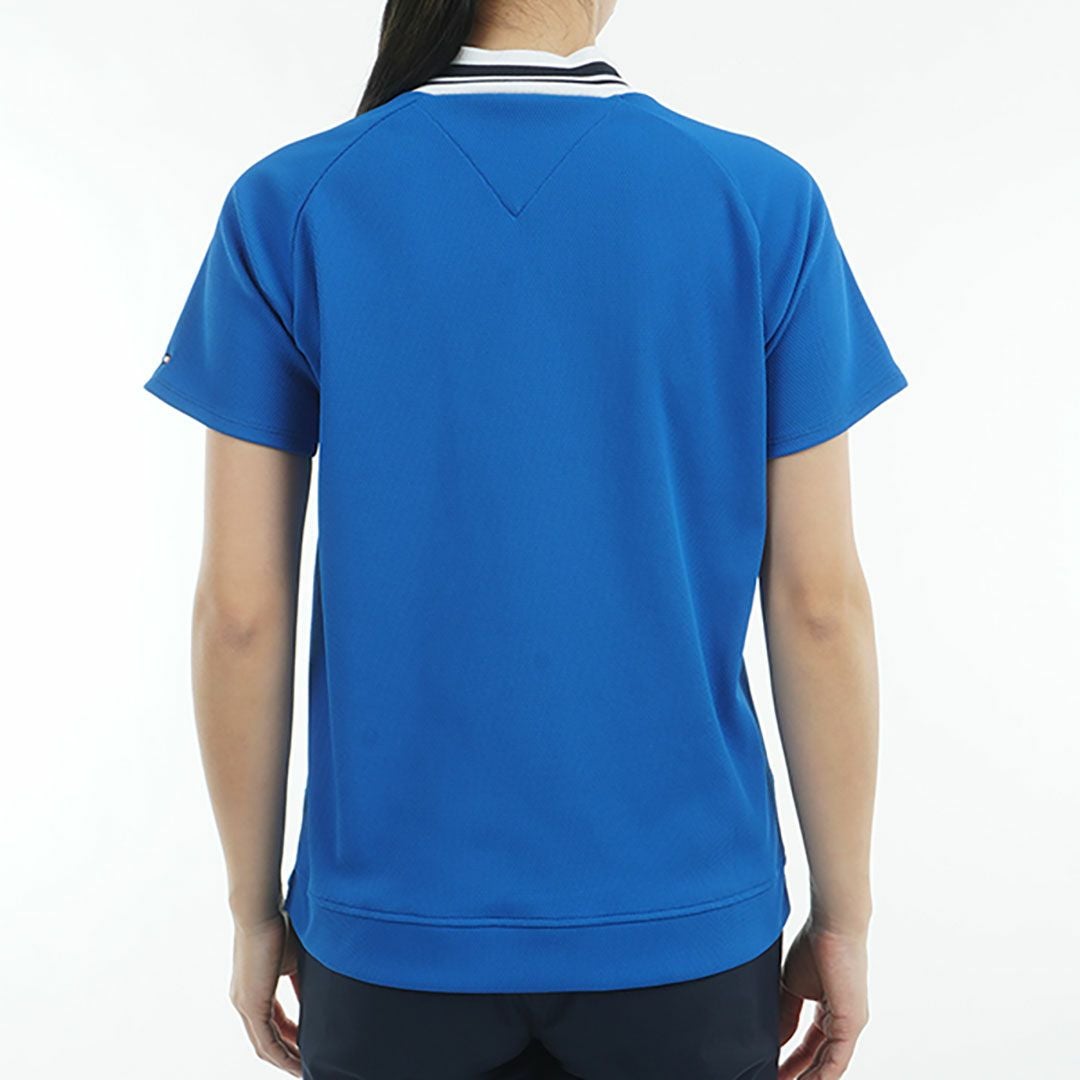 トミー ヒルフィガー ゴルフ Tommy Hilfiger Golf レディース レディース クラシックロゴ 半袖モックネックシャツ THLA504 詳細8