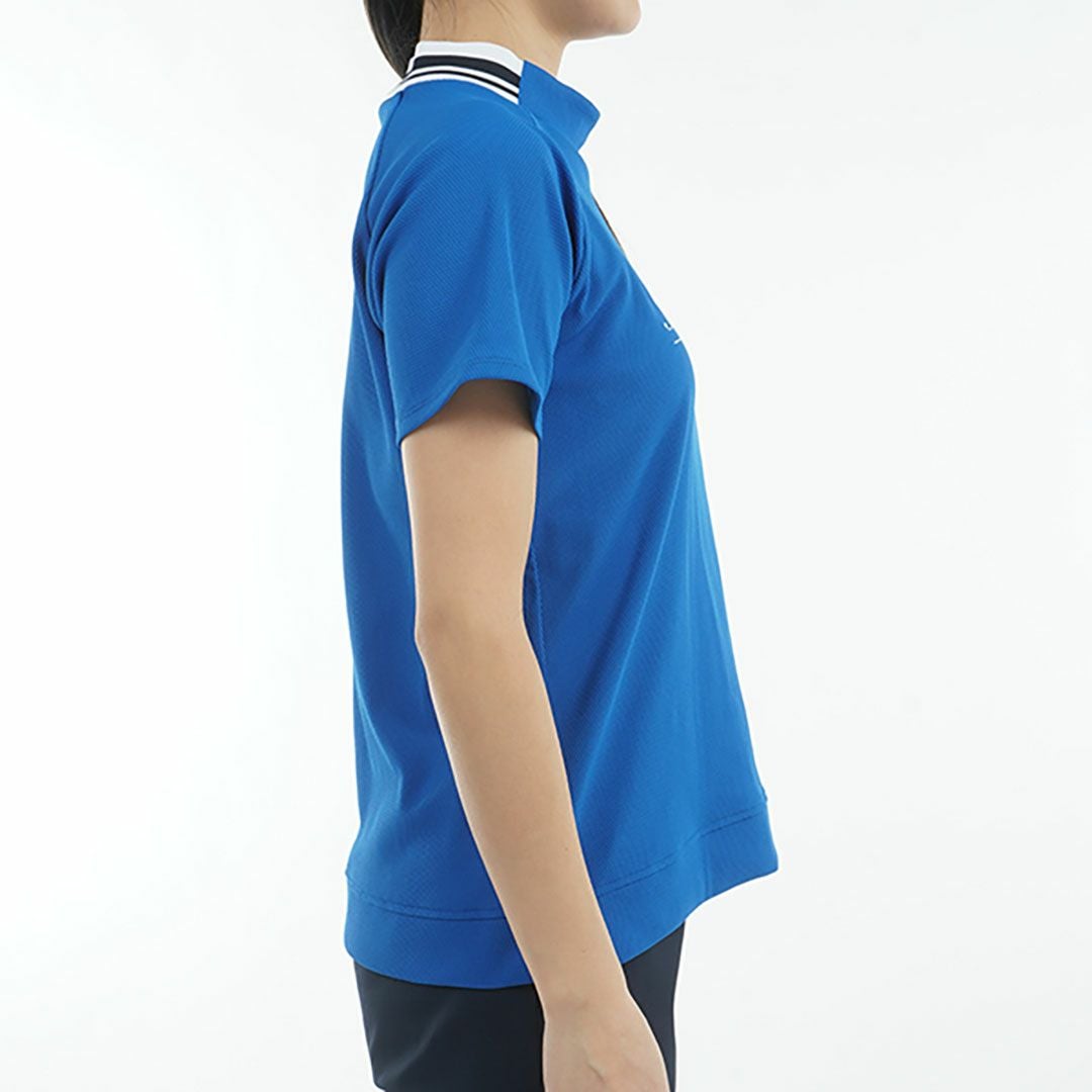 トミー ヒルフィガー ゴルフ Tommy Hilfiger Golf レディース レディース クラシックロゴ 半袖モックネックシャツ THLA504 詳細9