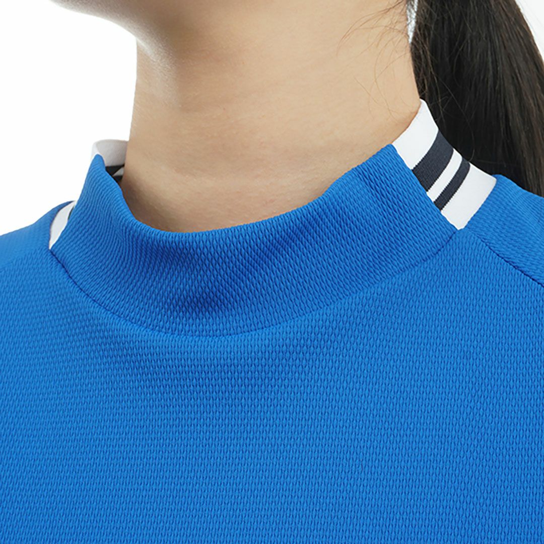 トミー ヒルフィガー ゴルフ Tommy Hilfiger Golf レディース レディース クラシックロゴ 半袖モックネックシャツ THLA504 詳細12