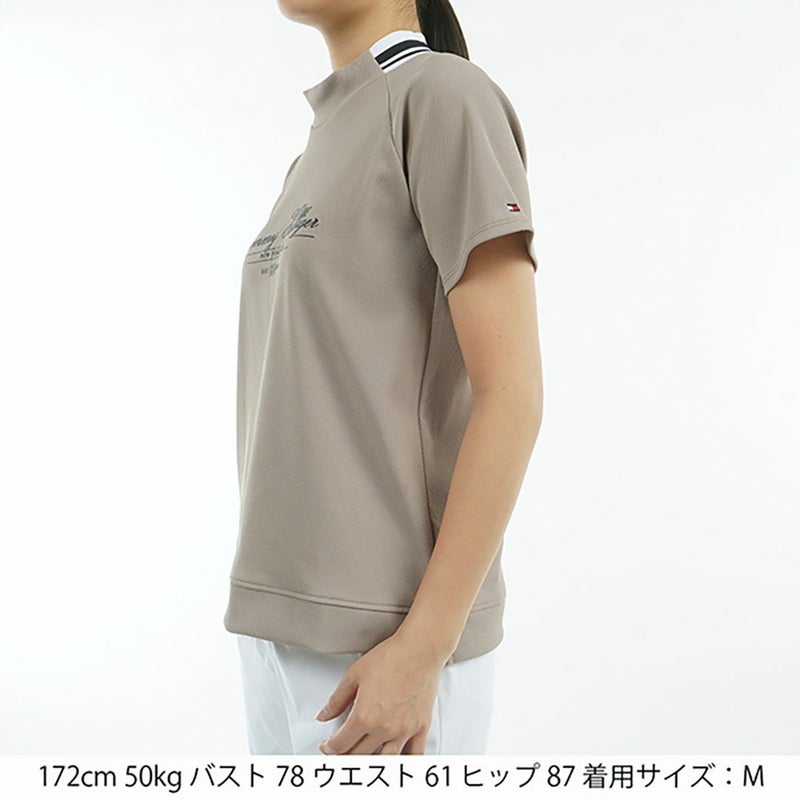 トミー ヒルフィガー ゴルフ Tommy Hilfiger Golf レディース レディース クラシックロゴ 半袖モックネックシャツ THLA504 詳細16