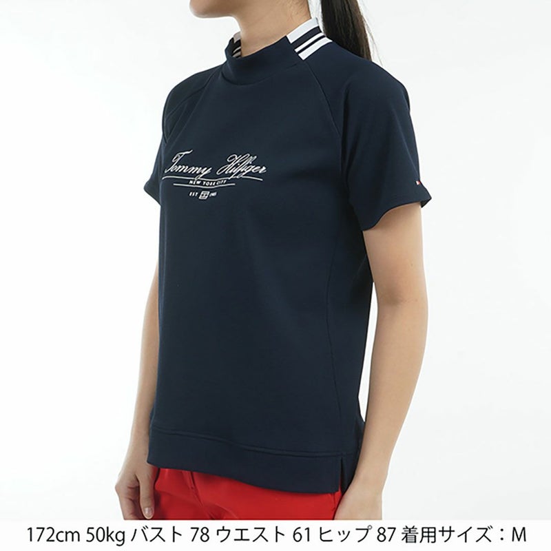 トミー ヒルフィガー ゴルフ Tommy Hilfiger Golf レディース レディース クラシックロゴ 半袖モックネックシャツ THLA504 詳細18