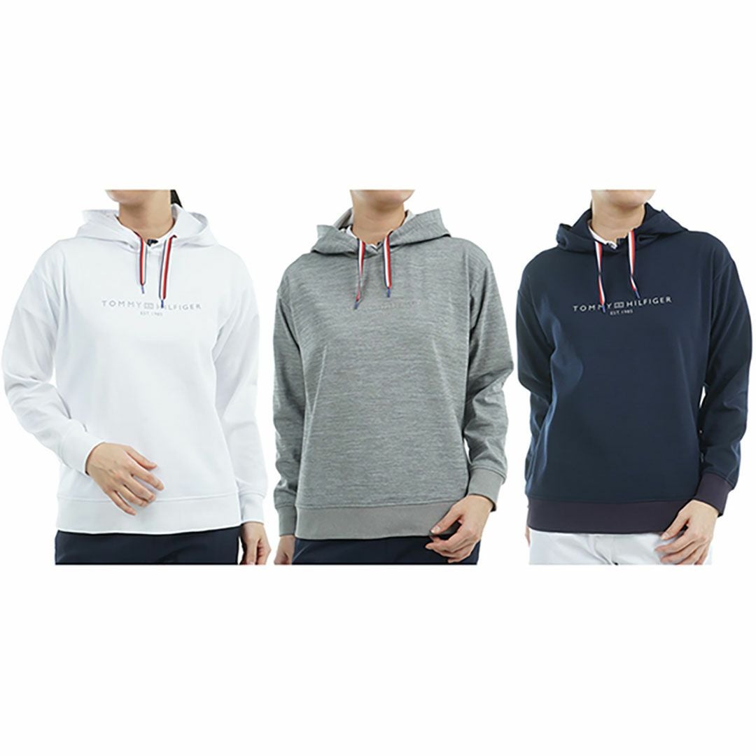 トミー ヒルフィガー ゴルフ Tommy Hilfiger Golf レディース レディース フロントロゴ フーディーパーカ THLA509 詳細17
