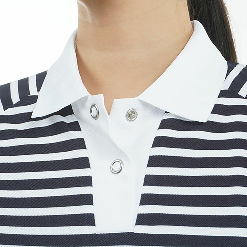 トミー ヒルフィガー ゴルフ Tommy Hilfiger Golf レディース レディース フロントロゴ フレンチスリーブポロシャツ THLA511 詳細13