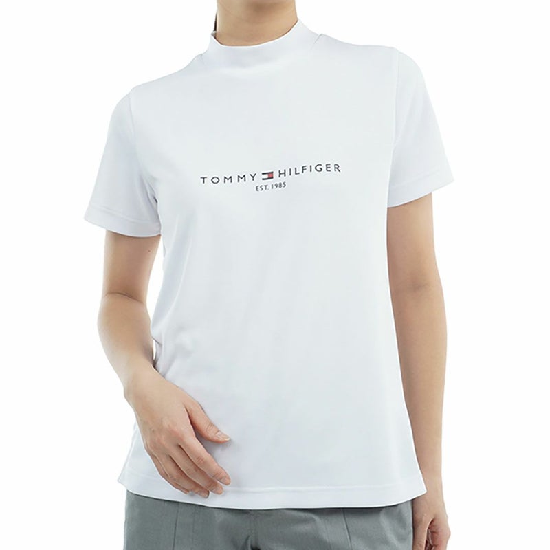 トミー ヒルフィガー ゴルフ Tommy Hilfiger Golf レディース レディース フロントロゴ 半袖モックネックシャツ THLA512 詳細2