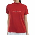 トミー ヒルフィガー ゴルフ Tommy Hilfiger Golf レディース レディース フロントロゴ 半袖モックネックシャツ THLA512 詳細4